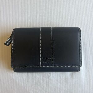 Coach Vintage Black Leather Wallet